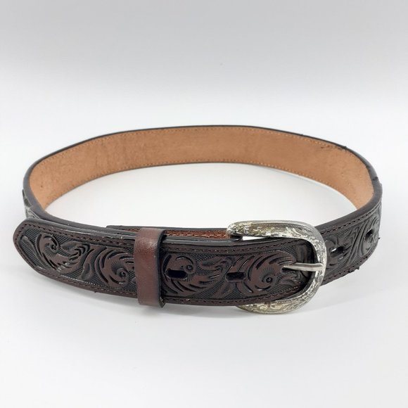 3D Other - 3D Western Belt Unisex Boys Men's Dark 24"